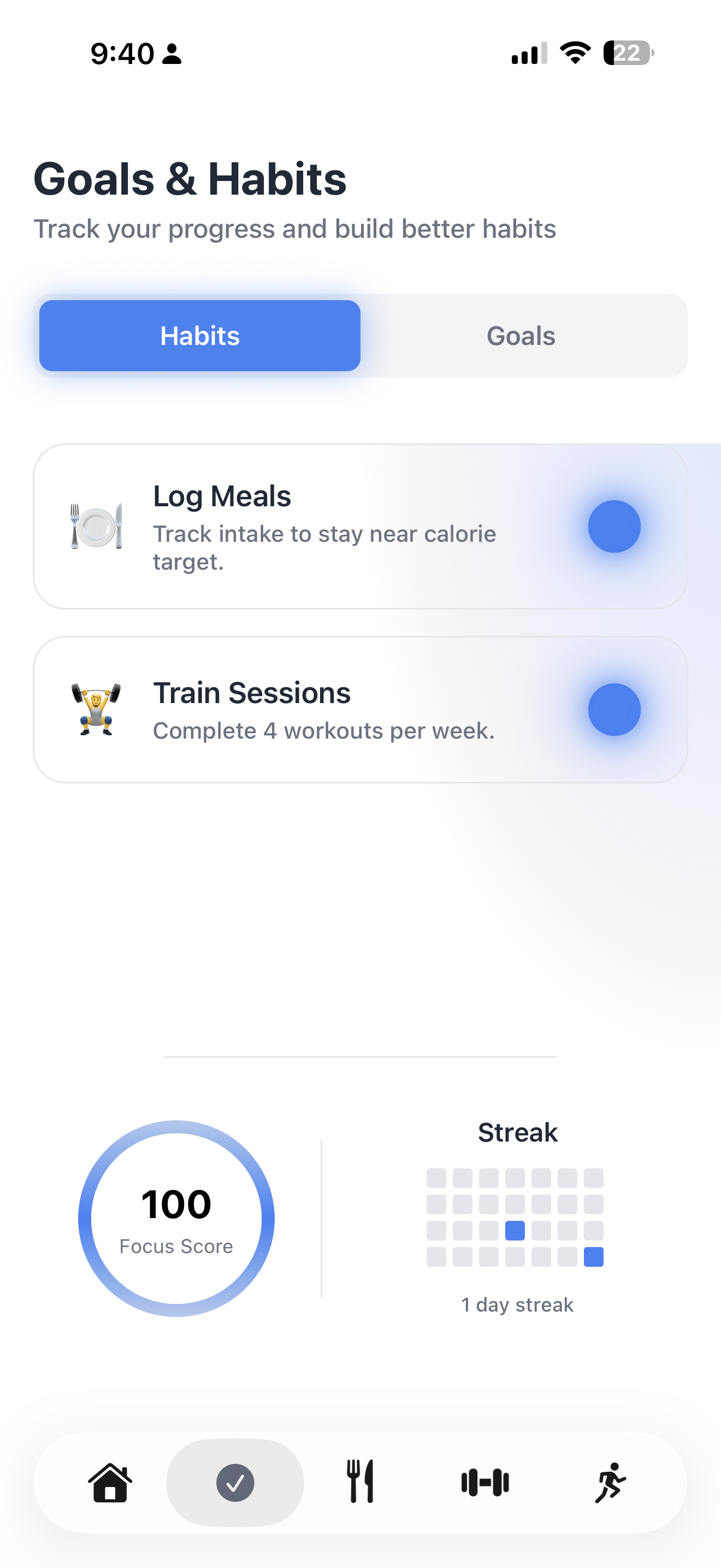 habits screenshot